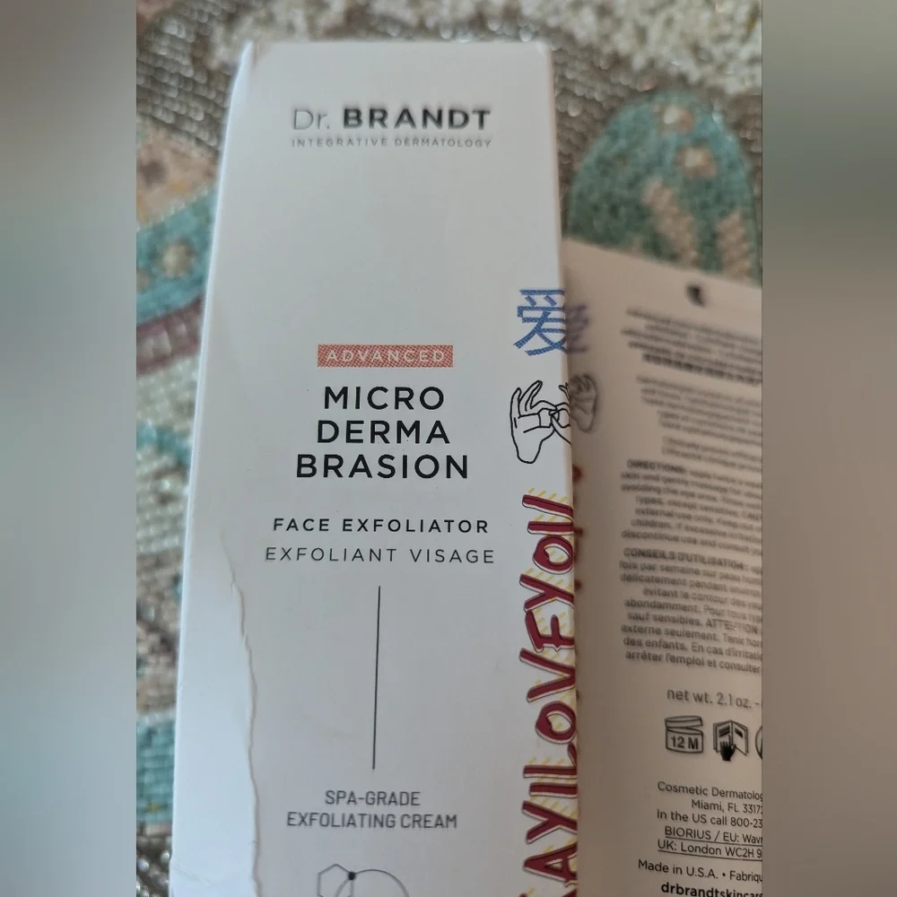 Sealed Dr Brandt Advanced Microdermabrasion Face Exfoliator 2.1 fl oz
